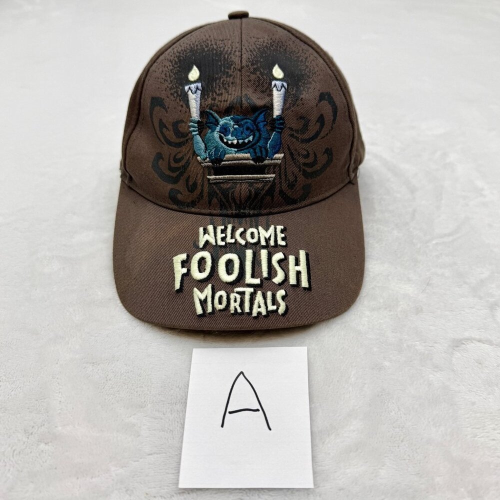 Disney Haunted Mansion Welcome Foolish Mortals Gargoyle Adjustable Youth Cap (A)